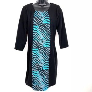 Plenty Tracy Reese 8 dress knit animal print